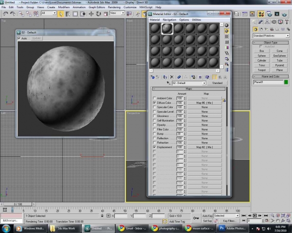 Creation of Partition on Moon: Step 3